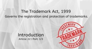 Registration of Trademark under the Trade Marks Act, 1999
