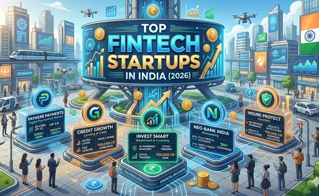 Top Fintech Startups in India (2026)