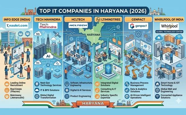 Top 10 IT Companies in Haryana 2026